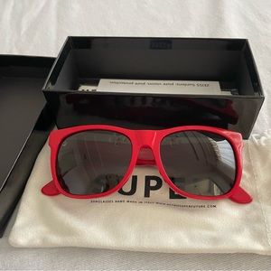 Red sunglasses